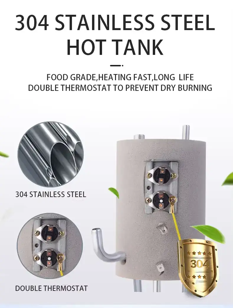 Compressor Cooling RO Water Dispenser angle view